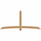 Ekena Millwork Bellingham Timber Gable Bracket, Western Red Cedar, 108"W x 49"H x 1 1/2"D x 5 1/2"F, 11/12 Pitch GBW108X49X0206BEL00SWR - alternate 1